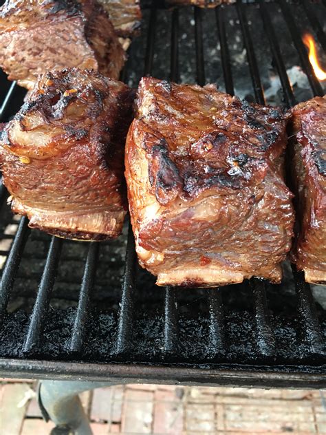 how to cook short ribs on a gas grill